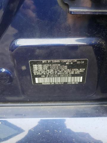 2018 SUBARU WRX LIMITE JF1VA1H67J9830835