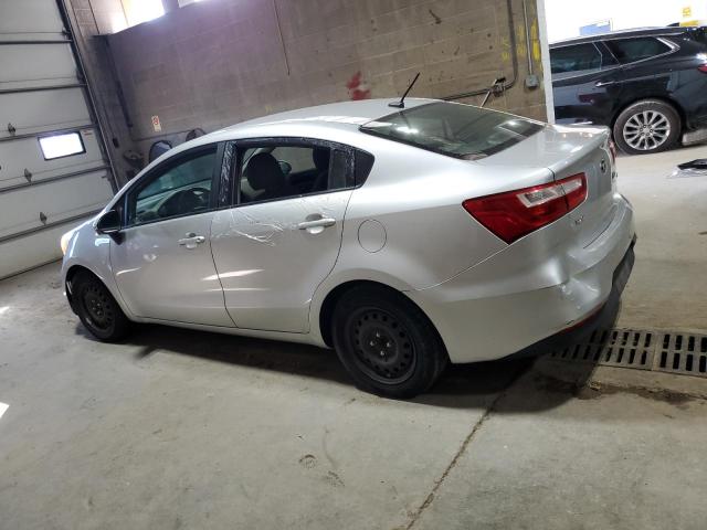 KIA RIO LX 2016 silver sedan 4d gas KNADM4A38G6576686 photo #3