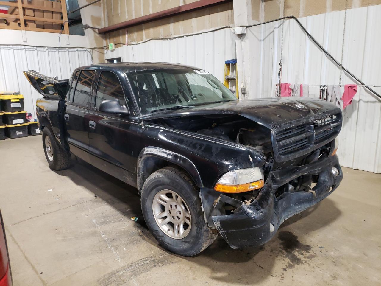 Lot #3302708057 2004 DODGE DAKOTA QUAD SPORT