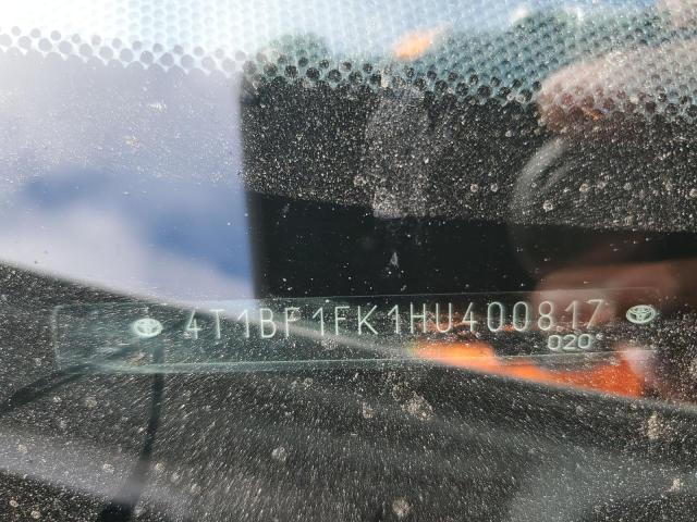 2017 TOYOTA CAMRY LE 4T1BF1FK1HU400817