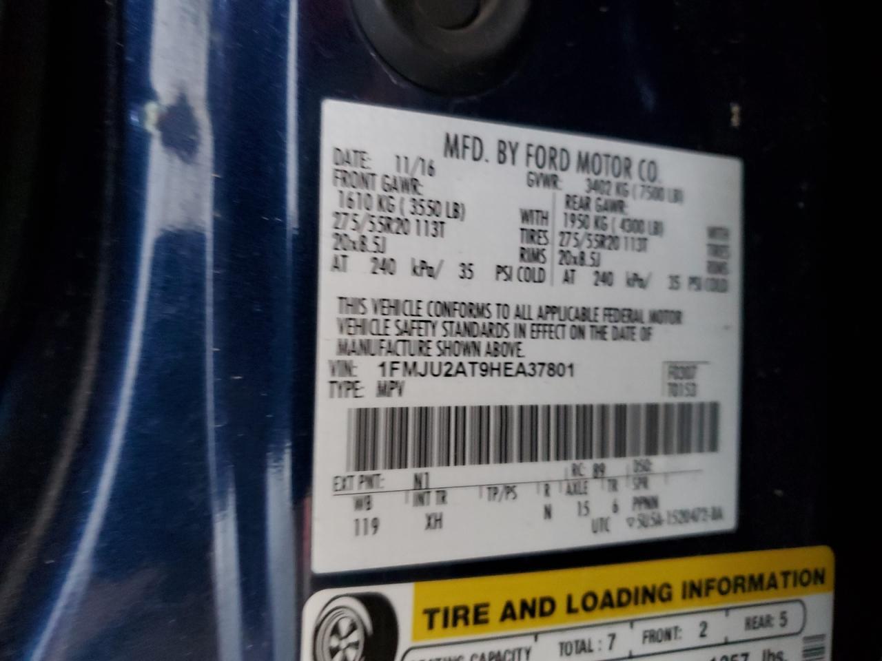 FORD EXPEDITION LIMITED