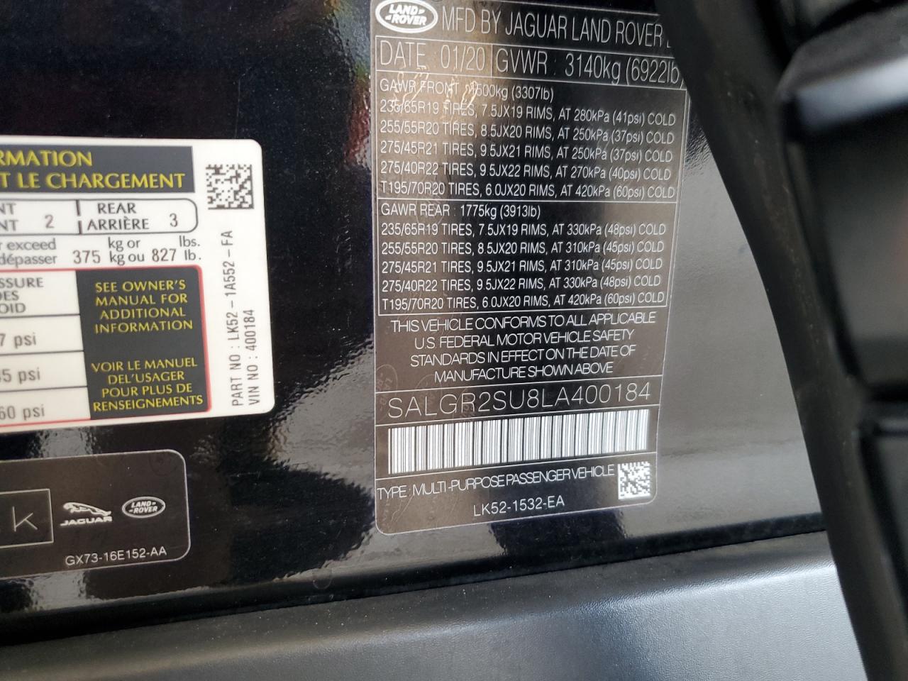 LAND ROVER RANGE ROVER RANGE ROVE