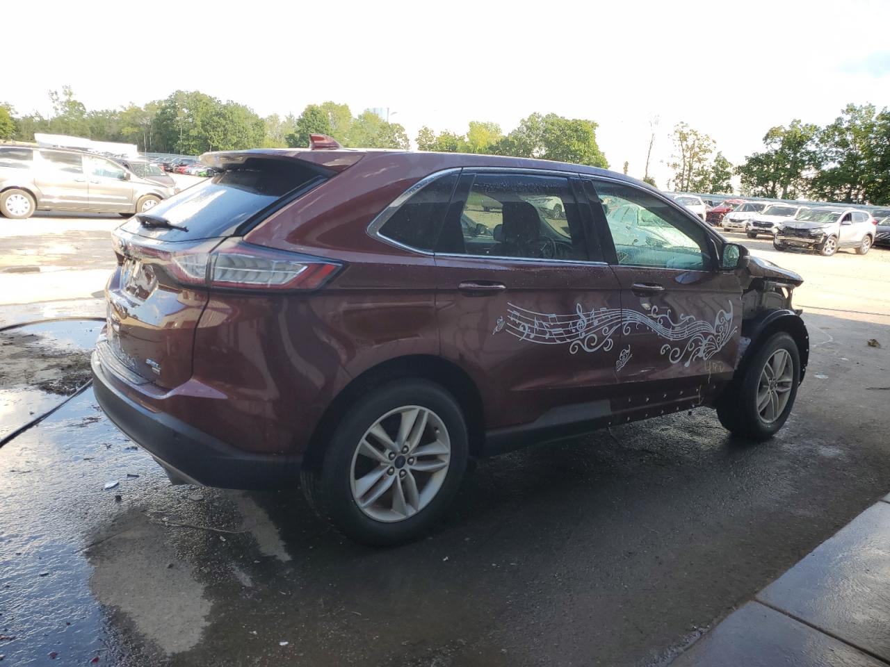 Lot #3308215220 2016 FORD EDGE SEL