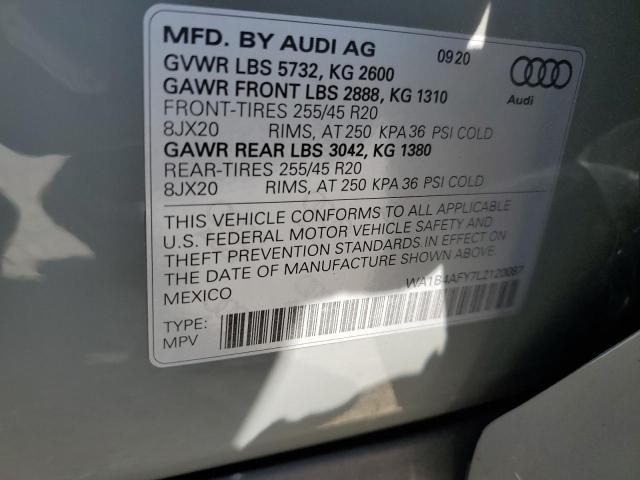 2020 AUDI SQ5 PREMIUM PLUS - WA1B4AFY7L2120087