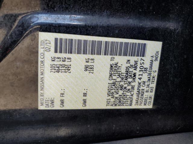 2017 NISSAN MAXIMA 3.5 - 1N4AA6APXHC413057