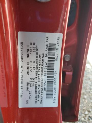 2022 MAZDA 3 PREFERRE - JM1BPALL1N1513842