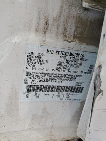 2025 FORD MAVERICK 3FTTW8A37SRA67474