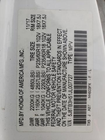 2018 ACURA RDX TECHNOLOGY 5J8TB3H51JL007727