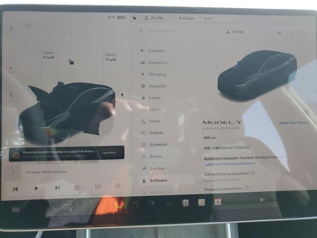2026 TESLA MODEL Y 7SAYGDED4TF419835