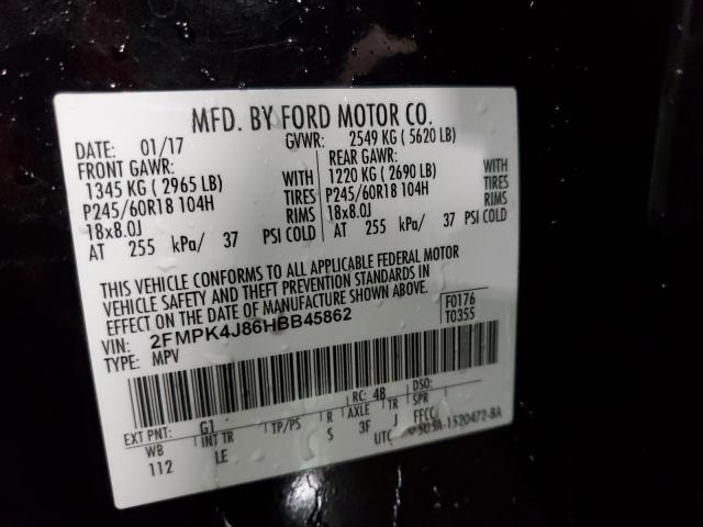 2017 FORD EDGE SEL #3274695825