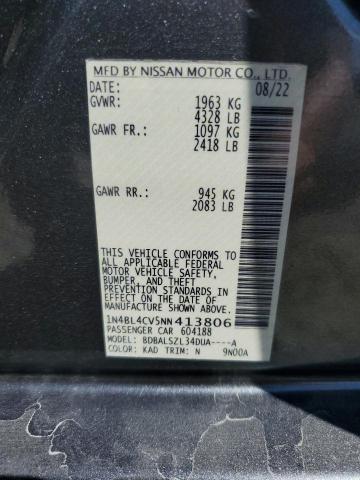 2022 NISSAN ALTIMA - 1N4BL4CV5NN413806