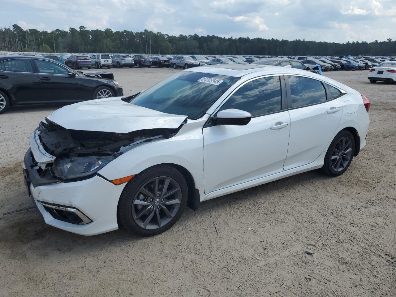 Lot #3278660955 2021 HONDA CIVIC EX