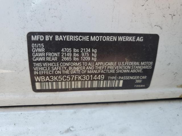2015 BMW 328 D XDRI WBA3K5C57FK301449
