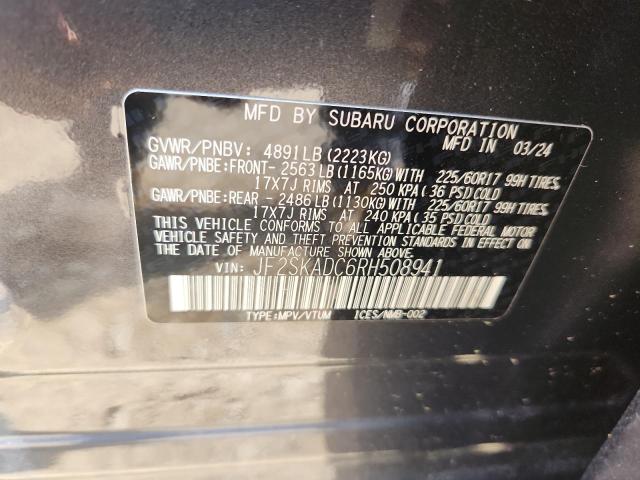 2024 SUBARU FORESTER P JF2SKADC6RH508941