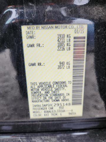2015 NISSAN ALTIMA 2.5 - 1N4AL3AP5FC295148