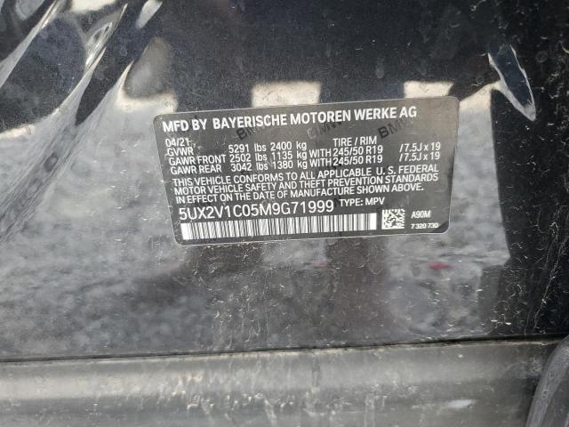 2021 BMW X4 XDRIVE3 5UX2V1C05M9G71999