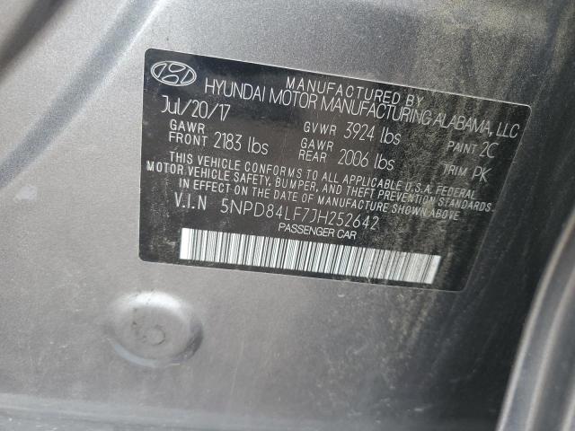 2018 HYUNDAI ELANTRA SE - 5NPD84LF7JH252642