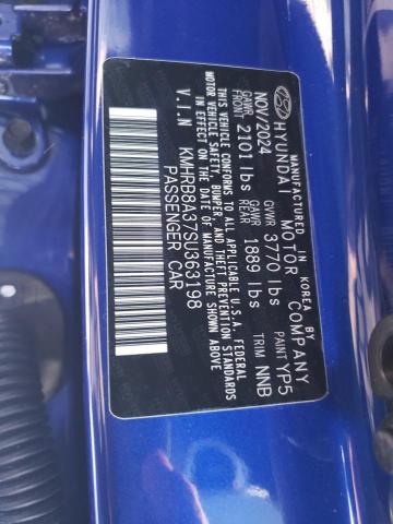 2025 HYUNDAI VENUE SE KMHRB8A37SU363198