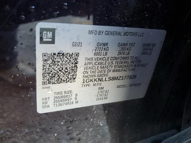 2021 GMC ACADIA AT4 1GKKNLLS8MZ177829