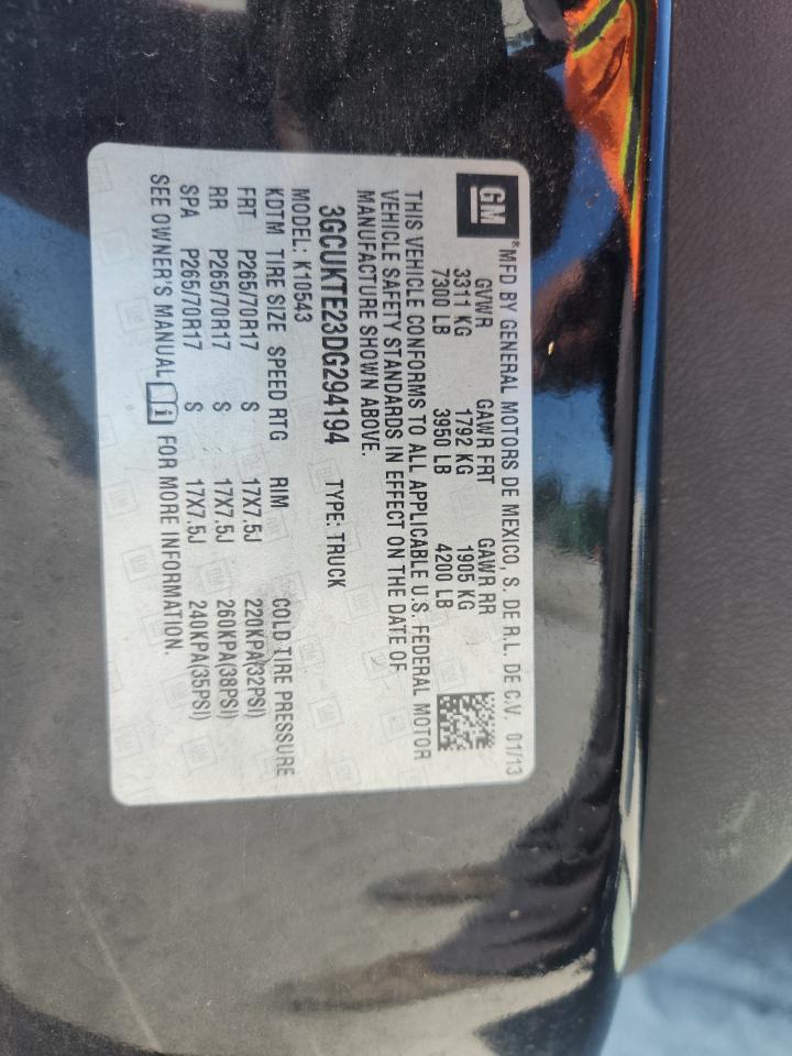 Lot #3282582873 2013 CHEVROLET SILVERADO K1500 LTZ