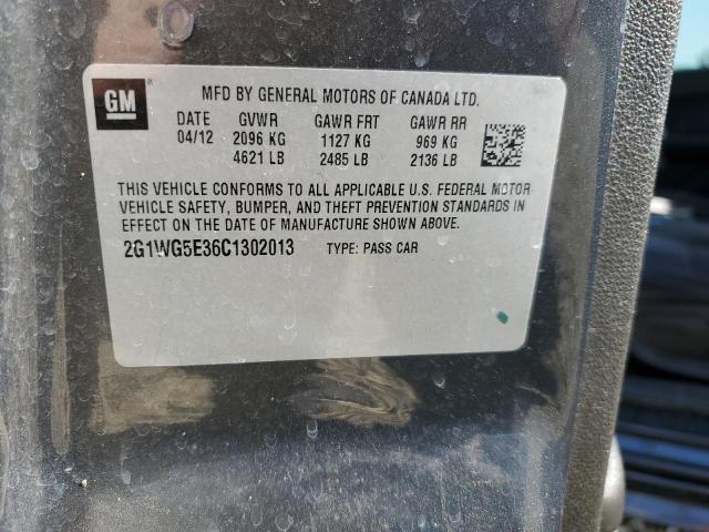 2012 CHEVROLET IMPALA LT - 2G1WG5E36C1302013