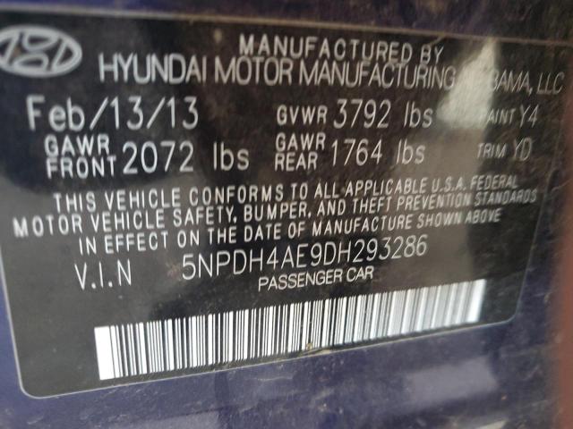 2013 HYUNDAI ELANTRA GL - 5NPDH4AE9DH293286