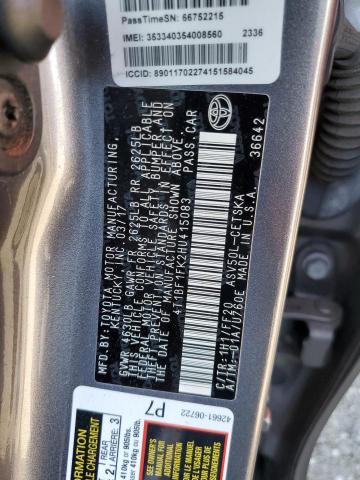 2017 TOYOTA CAMRY LE 4T1BF1FK2HU415083