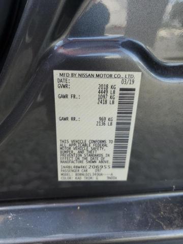 2019 NISSAN ALTIMA S 1N4BL4BW4KC206955