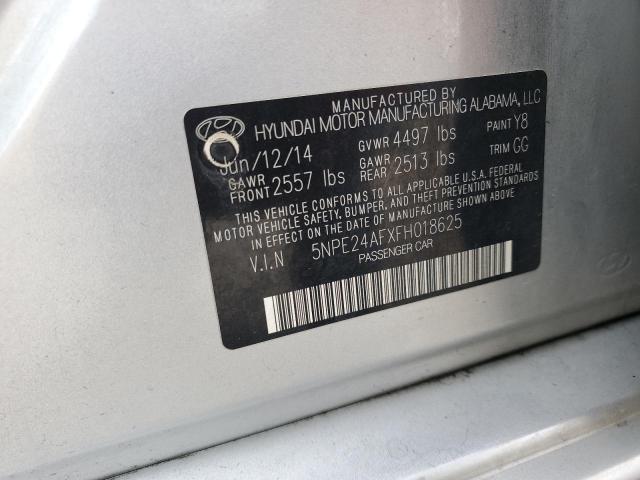 2015 HYUNDAI SONATA SE - 5NPE24AFXFH018625