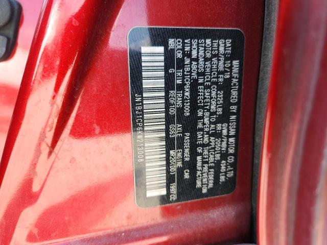 2019 NISSAN ROGUE SPOR JN1BJ1CP6KW213008