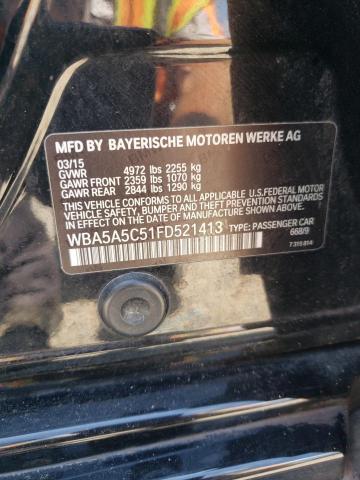 2015 BMW 528 I WBA5A5C51FD521413
