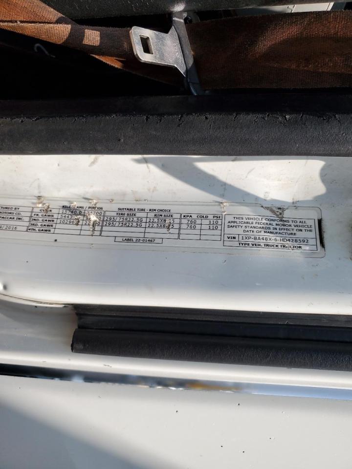 Lot #3316756426 2017 PETERBILT 579