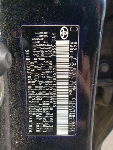 2020 TOYOTA COROLLA L #3290443761