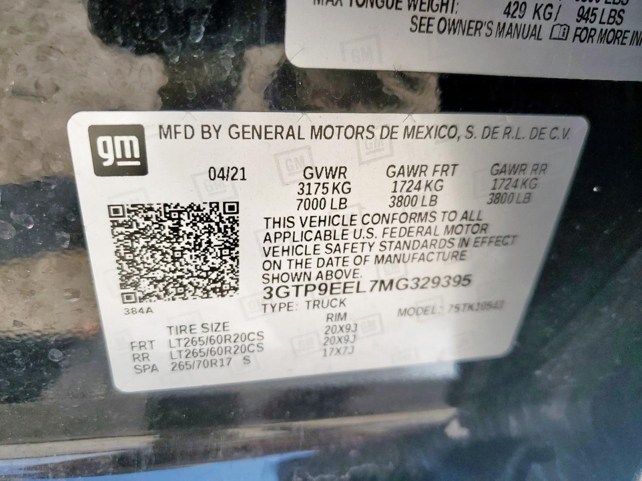 GMC SIERRA 1500 K1500 AT4