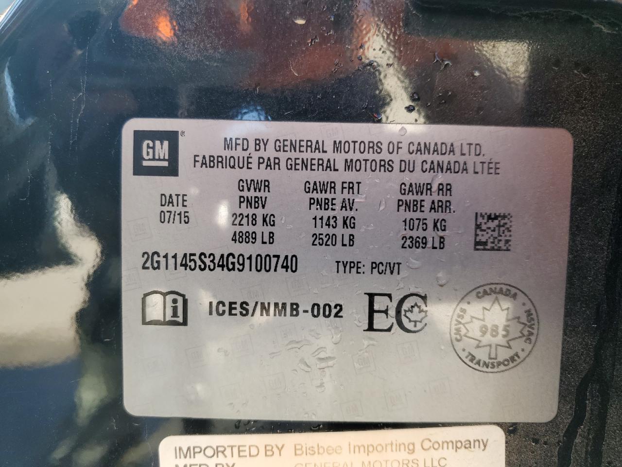 CHEVROLET IMPALA LTZ