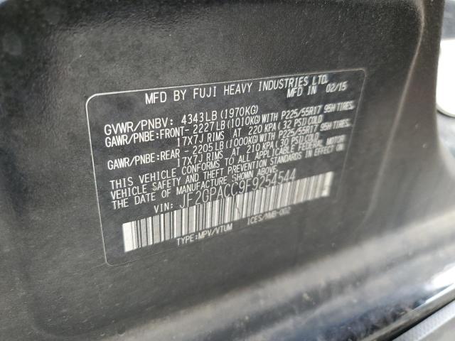 2015 SUBARU XV CROSSTR JF2GPACC9F9254544