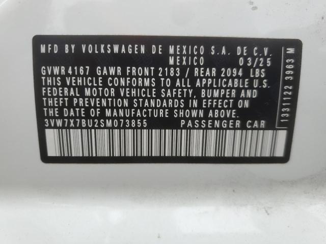 2025 VOLKSWAGEN JETTA SE 3VW7X7BU2SM073855