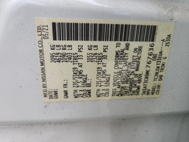 2021 NISSAN ROGUE SL - 5N1AT3CB6MC767636