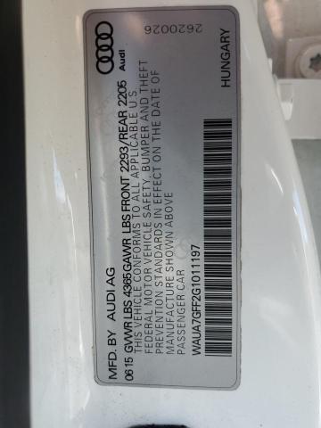 2016 AUDI A3 PREMIUM - WAUA7GFF2G1011197