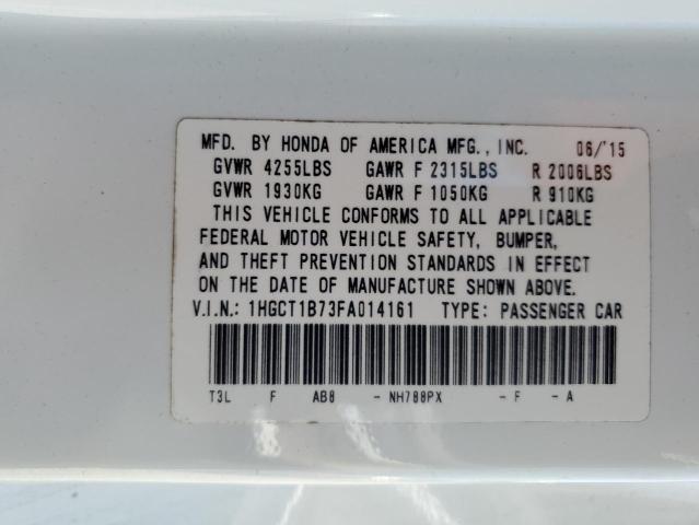 2015 HONDA ACCORD EX 1HGCT1B73FA014161