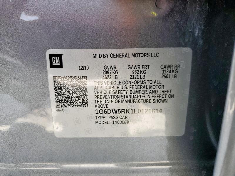 2020 CADILLAC CT5 LUXURY 1G6DW5RK1L0121614