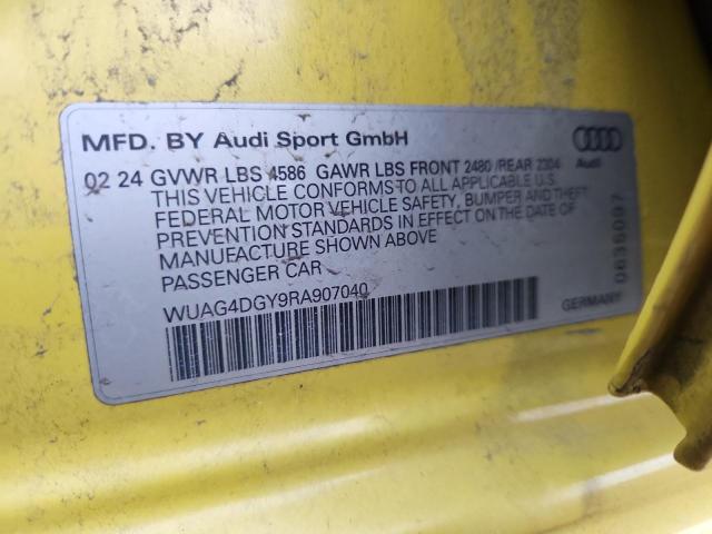 2024 AUDI RS3 WUAG4DGY9RA907040