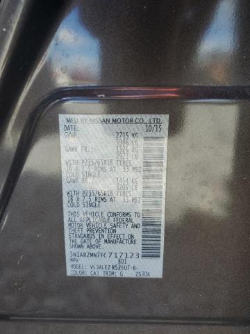 2015 NISSAN PATHFINDER S - 5N1AR2MN7FC717123