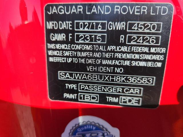 2017 JAGUAR F-TYPE S SAJWA6BUXH8K36583