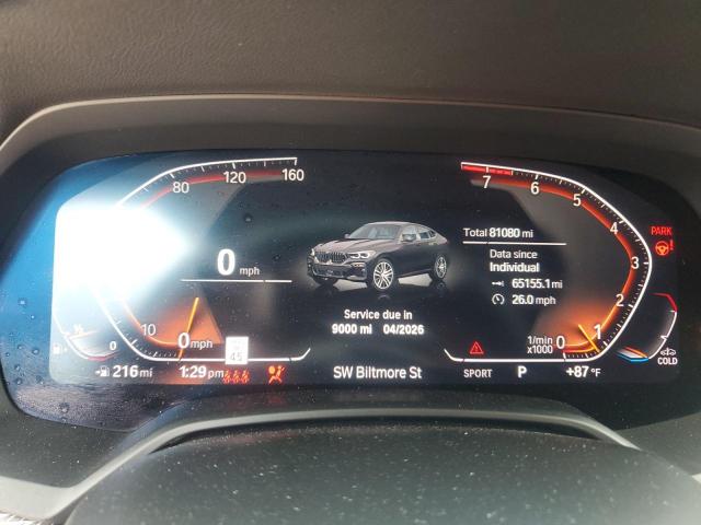 2020 BMW X6 XDRIVE40I 5UXCY6C05L9D45028