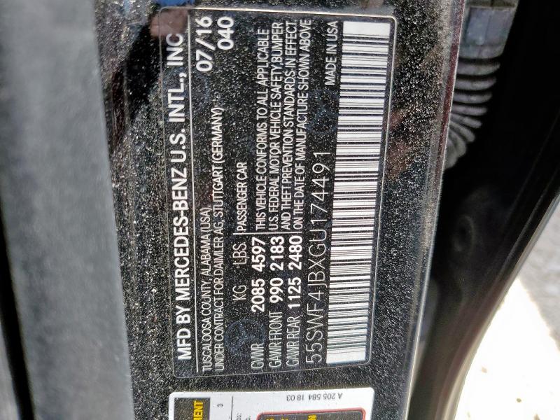 2016 MERCEDES-BENZ C 300 - 55SWF4JBXGU174491