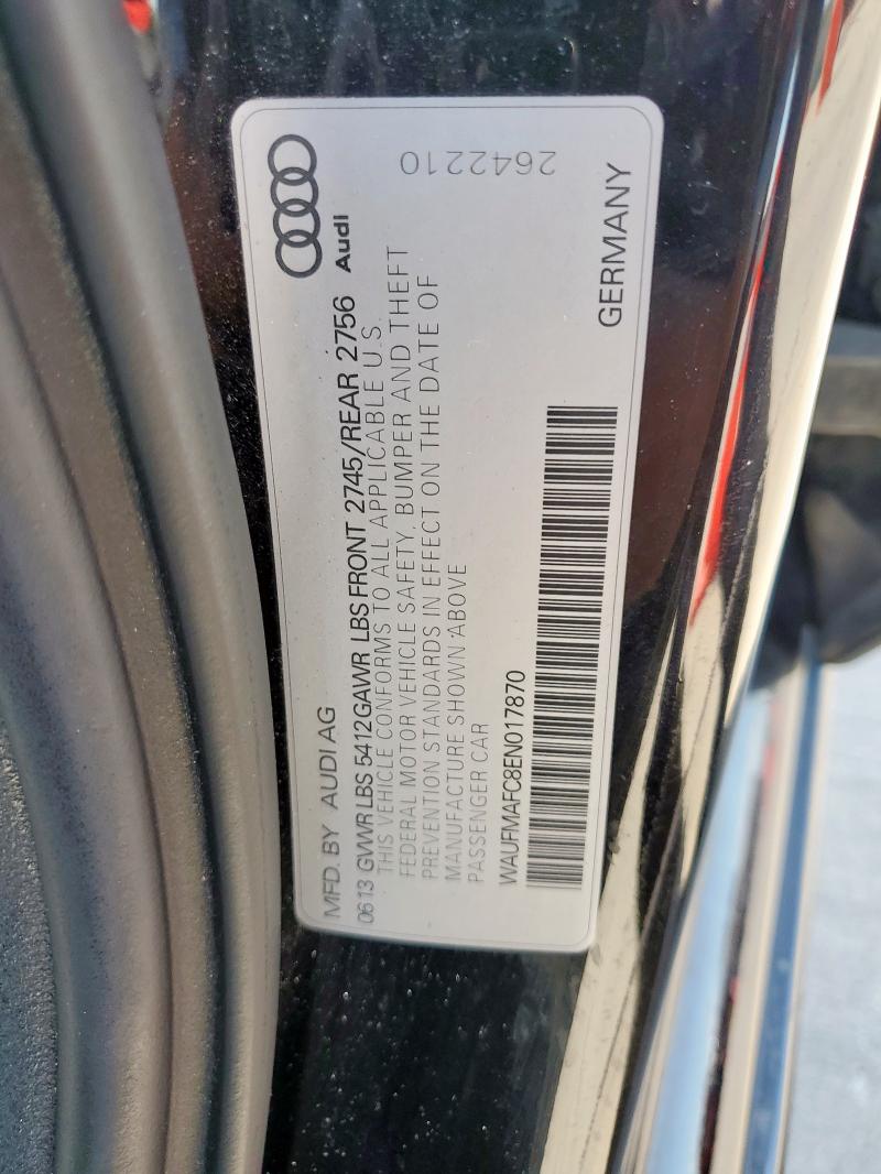 2014 AUDI A6 PREMIUM - WAUFMAFC8EN017870