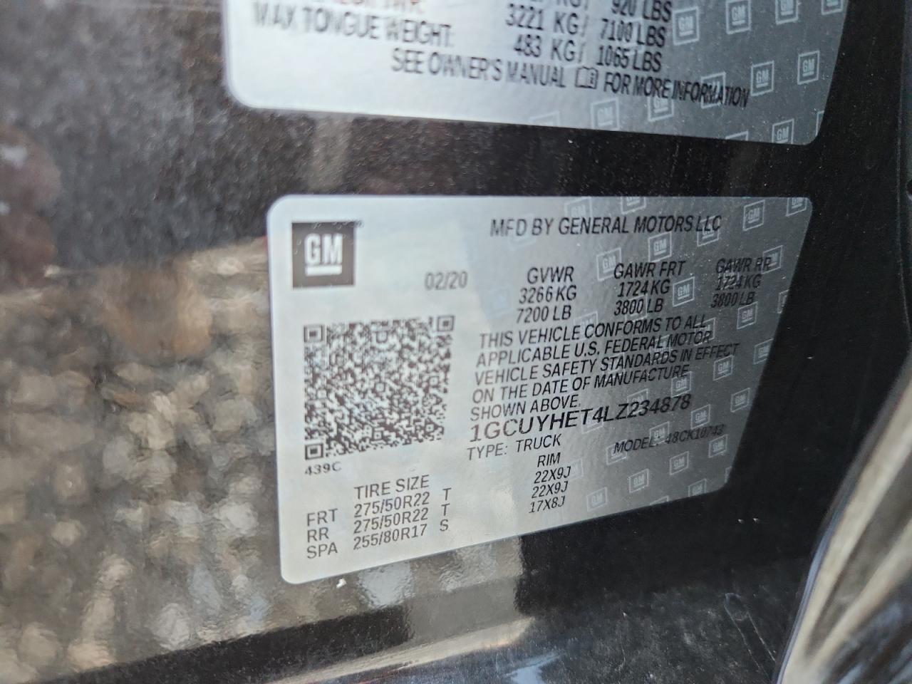 CHEVROLET SILVERADO K1500 HIGH COUNTRY