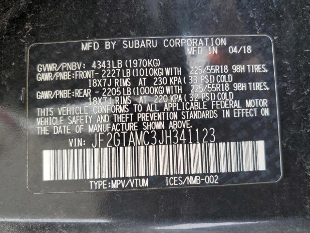 2018 SUBARU CROSSTREK - JF2GTAMC3JH341123