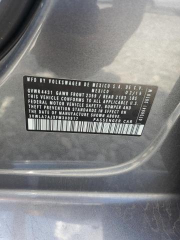 2015 VOLKSWAGEN JETTA TDI 3VWLA7AJXFM300917